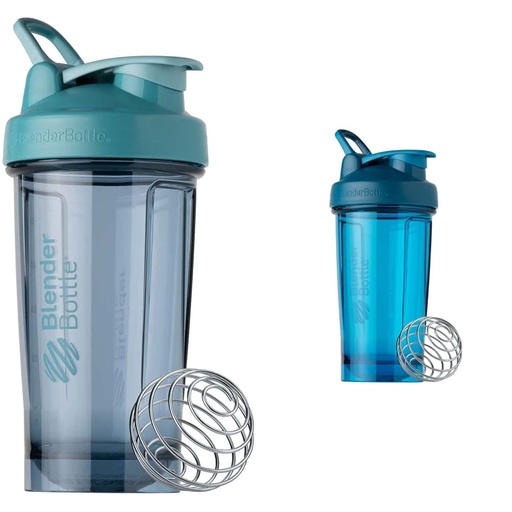 [BRSROZYEBUCW2YDX] BlenderBottle Shaker Bottle Pro Series Perfect for Protein Shakes and Pre Workout, 24-Ounce, Cerulean Blue and Ocean Blue