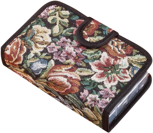 [BRSWI2YCCJ6RE2DG] Easy Comforts 14 Day Pill Holder, Travel Case Medication Emlékeztető Pill Box levehető kompozit, Tapestry