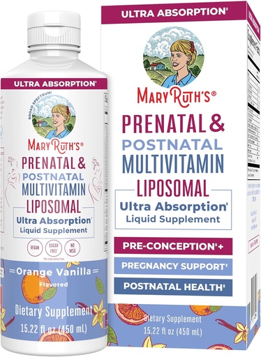 [BRSW2FA3CUPG2HI6] MaryRuth Organics Prenatal & Postnatal Multivitamin for Womens