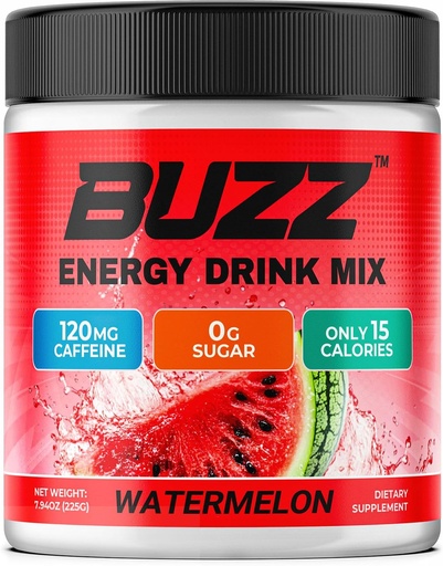 [BRSW2HABO5YAGF3K] Sabah Buzz Energy Drink Toz - Enerji Boost İçki Mix - Antioksidlər ilə Sugar-Free Energy - Morning Kickstart və İdman Nutrition Endurance Product - 30 Ounces