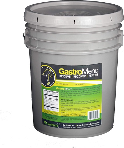 [BRSWYY36OIFR4AI2] SynNutra GastroMend (GastroMend - 600 dose Bucket) 100% Natural