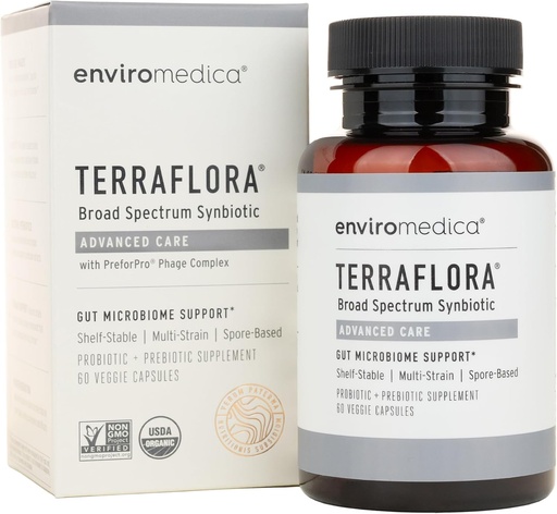 [BRSWYYAEC4CRQC3F] Terraflora Avançat Care Synbiotic - SBO Probiòtic i Prebiotic, Digest i Gut salut, Solil Based Spore Pre i Probiòtics per a Dones i homes amb Baciell Coaguans, Subtilis, Vegan - 60 Capules