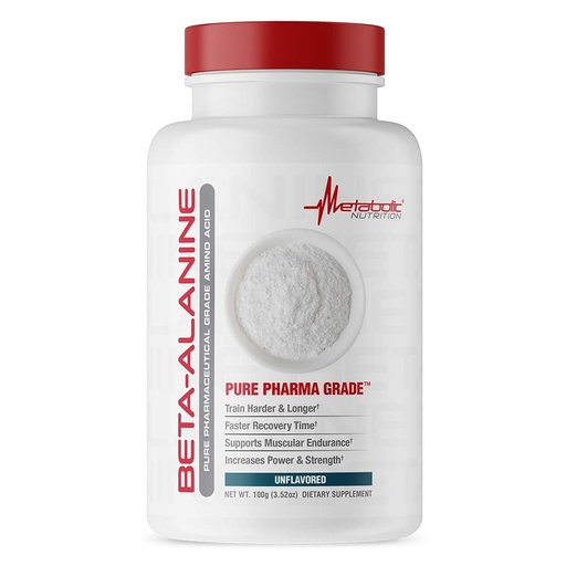 [BRSWGAL5AAFAYGTZ] Metabolic Nutrition Beta Alanine, 100 Grams, Powder