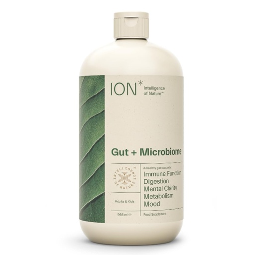 [BRSWGCYEBUIAY3DU] ION* Intelligence of Nature Gut Support Liquid Supplement - Gut & Digestive Health Liquid Drops, Cleanse & Detox with Humic Extract for Women & Men, Adults & Kids 4+ - 32 fl oz (Pack of 1)