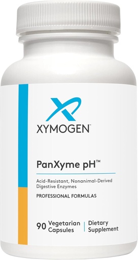 [BRSRMGQTCUCB6EL3] XYMOGEN PanXyme pH - Digestive Enzymes for Gut Health - Amylase, Lipase, and Protease Enzyme Supplement - Gut Health Supplements for Digestion Support - Gluten Free + Vegan (90 Capsules)