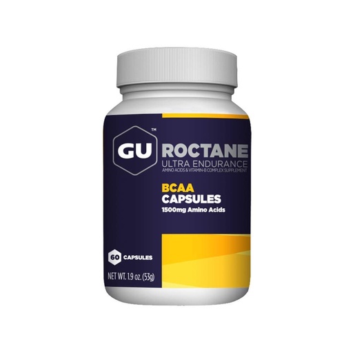 [BRSWKHQHOV6RYALG] GU Energy Roctane Ultra Endurance Branch Chain Amino Acid and Vitamin B Exercise Recovery Capsules,Informed Choice, Energy for Before, During or After Any Workout, 60-Count Bottle