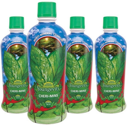 [BRSWIF32OEIGK3L2] Youngevity Cheri-MinsTM Plant Derived Liquid Minerals - Great Makeutus Formula - 77+ Natural Unaltered Trace Minerals - Kolloidinen muoto Hummeri Shale (32 Fl Oz - pakkaus 4)