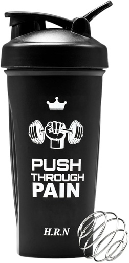 [BRSRAEAFOQCAM23U] H.R.N 28 OZ Protein Shaker Bottle For Protein Mixes With Wire Whisk,Shaker Bottle for Pre & Post workout, Shaker cup For Exercise