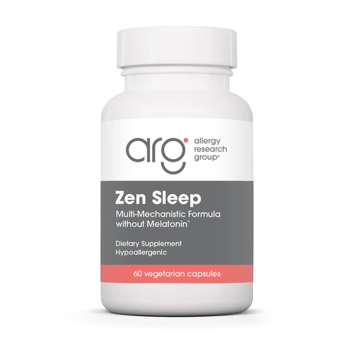 [BRSWGFI5OUJWOG3Z] Allergy Research Group ARG Zen Sleep - Supports Relaxation and Natural Sleep Patterns Without Melatonin - L-Theanine GABA and 5-HTP Formula - Vegetarian & Hypoallergenic - 30 Servings - 60 Capsules