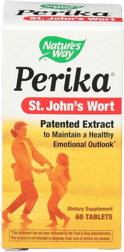 [BRSWIYYMOMIBE23U] Nature's Way Perika St. John’s Wort, 60 Tablets, Pack of 2