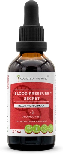 [BRSWGHY5O4CAE3A7] Secretos de la Tribu - Secreto de Presión de Sangre, Fórmula de Circulación Saludable, Suplemento Herbal Tiras de Liquio Libre de Alcohol (2 fl oz)