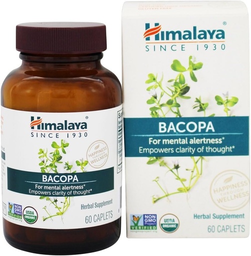 [BRSWGGACAAIRAAYZ] Himalaya Herbal Healthcare Bacopa - 60 Caplets
