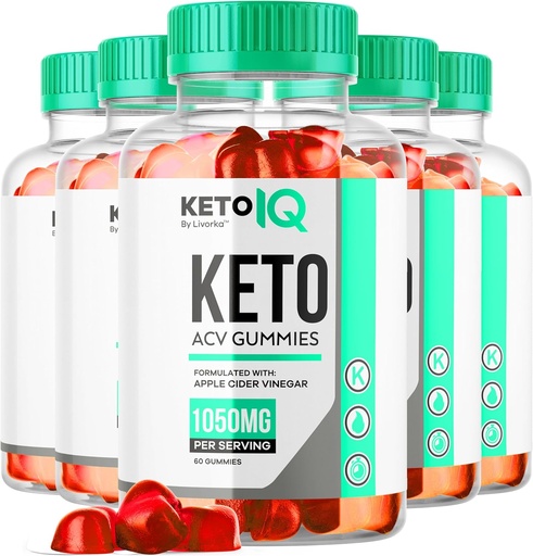 [BRSROCQCDIJWEELV] Keto IQ - Oficial Keto IQ ACV Gummies Premium All Natural 1050mg, KetoIQ Apple Cider Vinegar Advanced Formula, Keto IQ revisións, KetoIQ Gummys ACV Soporte, 300 Gummies para 5 meses