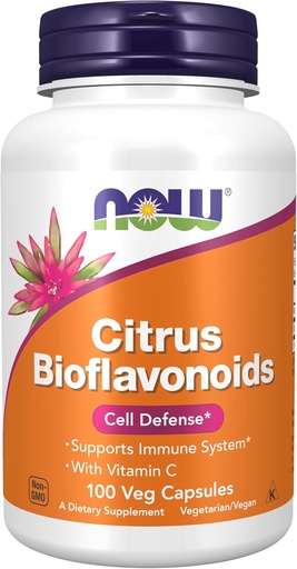 [BRSWIYYPOMMAEAIZ] NOW piedevas, Citrus Bioflavonoids 700mg, atbalsta imūno sistēmu*, šūnu aizsardzība*, 100 kapsulas