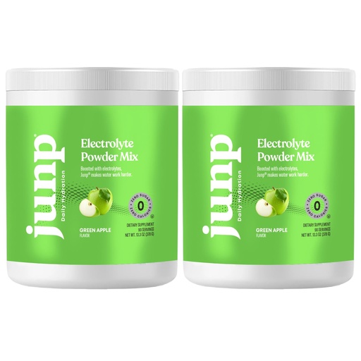 [BRSRAFQ7OEJQEYD5] JUNP Electrolytes Powder No Sugar No Carbs – Mouthwatering Green Apple Drink Mix - Potassium & Salt Electrolyte Hydration Powder Zero Calorie Sugar Free Electrolyte Powder, Keto Friendly, 180 Servings