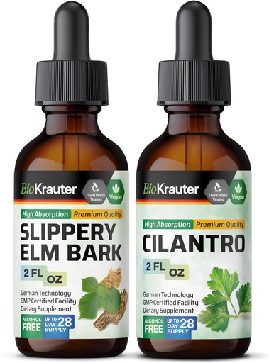 [BRSRAGIZAR6RYFD7] BIO KRAURER Sppy Elm Tincure 2 Fl. Oz i Clantro Ticker 2 FO. Oz.