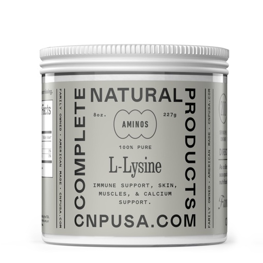 [BRSROGAOB56WMHTG] L-Lysine Powder Supplement - Bulk L-Lysine 8oz, 200 Servings
