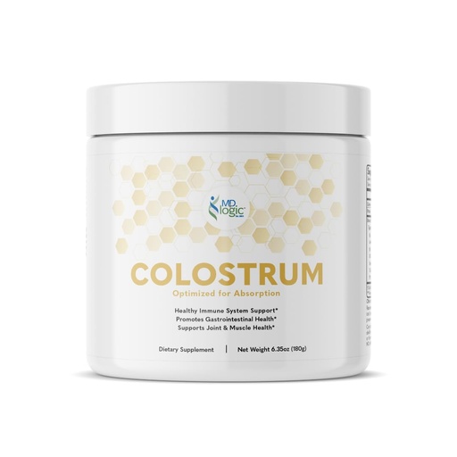 [BRSRAAQTCIOQY33K] Colostrum by MD Logic Health® for Immune, Gut, Joint & Muscle Health Support - Pure, Potent, Low Molecular Bioactive Colostrum - 180g - 60 Servings - Made in New York | Pure & Potent, Low Molecular Bioactive, 180g, 60 Servings, Made in New York
