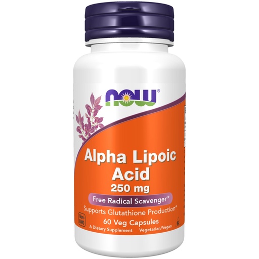 [BRSWIY32BQOBSCDI] Now Foods Alpha Lipoic Acid, 60 Caps, 250 mg