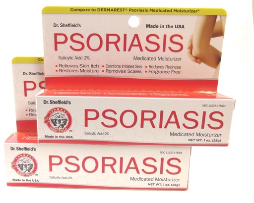 [BRSWIHLROFYAK2YZ] Dr. Sheffields Psoriasis 2% Salicyclic Acid, Medicated Moisturizer (Pack of 2)
