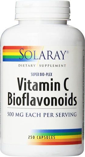 [BRSWIYQAO4GRGYDY] Solaray C Super Bio-Plex Допълнение, 250 Брой