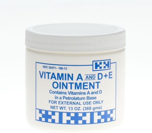 [BRSWGEIDBMCGACLZ] Gentell GEN-23450 Vitamins A&D + E Ointment 13 oz. Jar (Pack of 4)