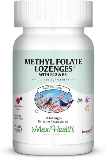 [BRSWIGIIOBYRCELE] Maxi Health Methy Folate Lozenges with B12 & B6, Flavored Memory, 心血管健康 荷尔蒙 & Immune Support Gluten Free, Kosher Berry, 90 Counter 互联网档案馆的存檔,存档日期2013-03-02.