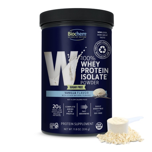 [BRSWIEYKC4OQAF36] BIOCHEM Sugar Free Vanilla Whey, 11.8 OZ