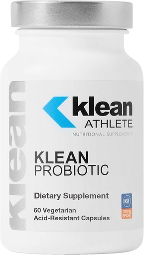 [BRSWI2YOAYHR43TM] Klean Athlete Klean Probiotic | Shelf Stable Probiotic to Support Immune System and Overall Health of The Digestive System | NSF Certified for Sport | 60 Vegetarian Acid-Resistant Capsules