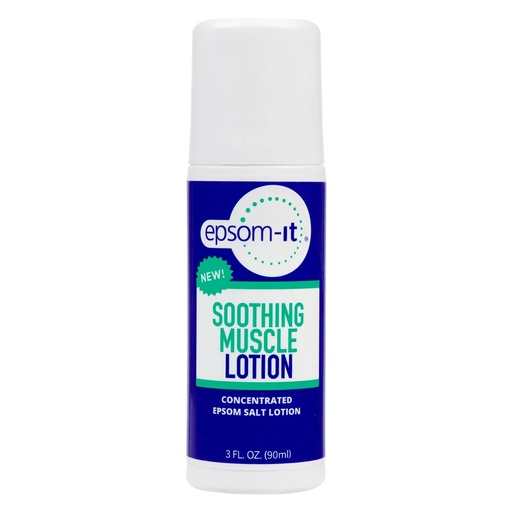 [BRSW2YD5CUBBY3LU] EPSOM-IT Soothing Muscle Roll On Magnesium Lotion, Epsom Salt, Arnica, 3 Oz