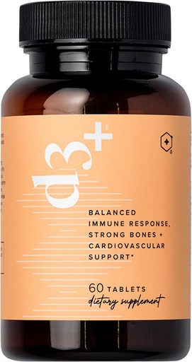 [BRSROFICA57AOH3F] LifeVancing D3 + - Vitamin D3 Support Immune Suplemen Sumber Vitamin K2, Magnesium, dan Kalsium. Non- GMO, Gluten- Free, Vegetarian, and Dairy- Free - 60 tablet