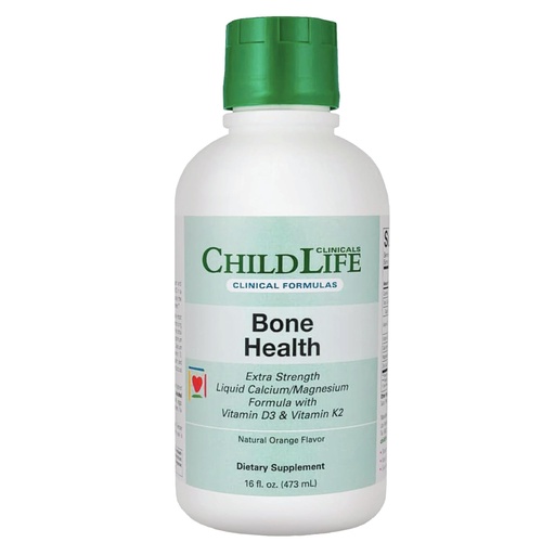 [BRSWYBT3OIFGMCQ4] CHILDLIFE ESSENTIALS Clinicals Bone Health - Baby Liquid Calcium, Kids Calcium Liquid w/ Magnesium, Zinc, Vitamin D3, for Babies 6 Months & Up, Toddlers, Children - Orange Flavor, 16 fl oz (1 Pack)