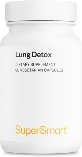 [BRSWYZ36PIBGYYLV] Supersmart - Lung Detox (Advanced Formula) - with Quercetin, Bromelain, Curcuminoids, EGCG | Non-GMO & Gluten Free - 60 Vegetarian Capsules