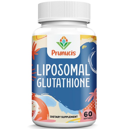 [BRSRMCQ6DMCRA3DK] Liposomal Glutathione, with Vitamin C, Milk Thistle & Alpha-Lipoic Acid, Master Antioxidants, Pure Reduced L-Glutathione - Immune System, Energy, High Absorption, 60 Softgels
