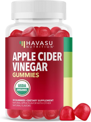[BRSRMFD6BV4G2DYU] Apple Cider Vinegar Gummies - Органічні вітаміни ACV для травного здоров'я, метаболізм & Gut Support - 30 граф - Vegan, Non-GMO, Gluten-Free - Смачний Flavor & No Harsh Taste - 15 день постачання