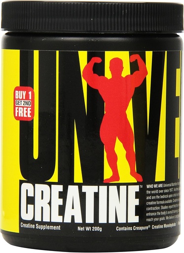[BRSWIZATCYPRKGAV] UniversalNutritionCreatinePowder,200Grams(Packof2)