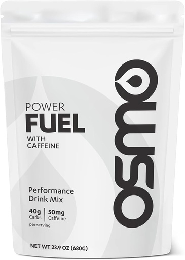 [BRSROYDQDMCRUEQV] Osmo Power Fuel with Caffeine - Carbohydrate Powder Includes Cluster Dextrin, Sodium & Fructose, Rapid Absorption & Fueling, No Gastric Distress, All Natural Ingredients, Neutral Flavor - 16 Servings