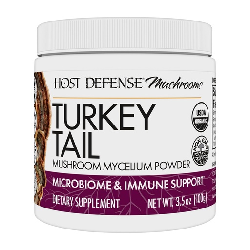 [BRSWGBIPOIPQGDLK] Host Defense Turkey Tail Mushroom Powder - Digestive Health & Immune Response Support Supplement - Mushroom Supplement for Gastrointestinal & Gut Microbiome Support - 3.5 oz (66 Servings)*