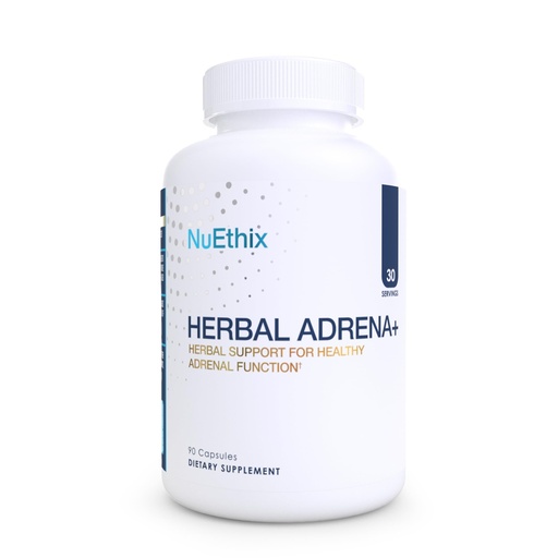 [BRSRAZI6DIPREHYU] NuEthix Formulations Herbal Adrena+, Adrenal Support Supplements for Women & Men, Cortisol Support, Improve Energy Levels & Mood, Includes Cordyceps & Ashwagandha, Non-GMO, Gluten Free, 30 Servings