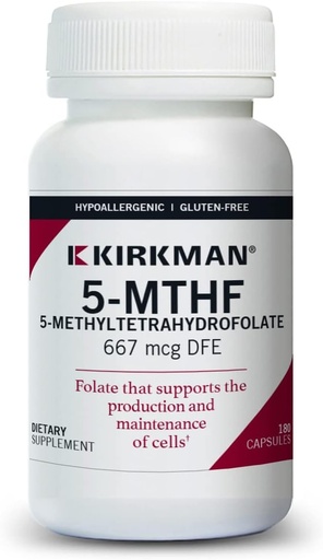 [BRSROYAOOICWCD3U] Kirkman - 5-MTHF - 5-METHYLTETRAHYDROFOLATE - Gelaxken mantentze-lanetarako folatua*