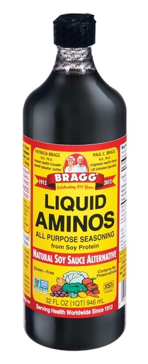 [BRSWIYQCBIHQ42D4] Bragg Amino Valgu Kontsentraat, Vedelik, 32 Ounce (Pack of 12)