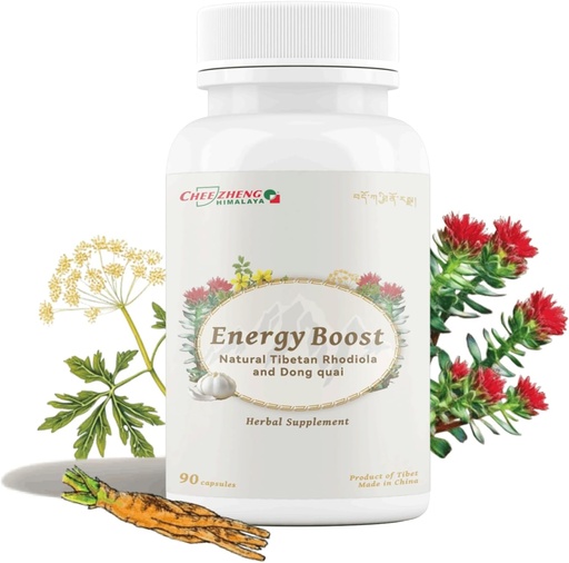 [BRSRAGACBENAG2D5] CheezhengHimalaya Rhodiola and Angelica Sinensis, Boost Daily Energy, Reduce Fatigue, Enhance Blood and Heart Health, Metabolism, Support Lung Function, Tibetan Natual Herbs, 120 Veggie Capsules