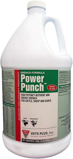 [BRSWIZLYA54GY2TA] Vets Plus Power Punch, Energy Drench, Gallon