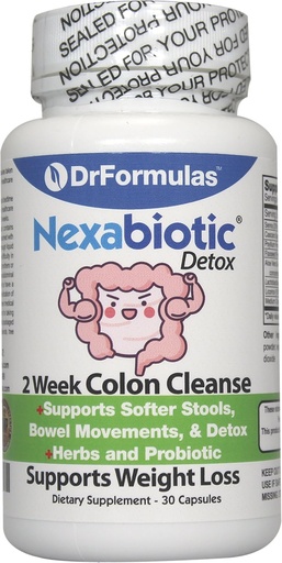 [BRSWGZQ3CMIQYAY4] DrFormulas Probiotikas sievietēm Svara zudums ; Vīrieši un sievietes Colon Cleanse Detox ; Nexabiotic 2 Nedēļa Ātri un ātri tabletes, Diēta bagātinātāji (Not Tea)