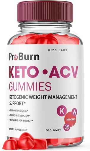 [BRSROZT3DMCBMCTB] rize labs - Pro Burn Keto ACV Gummies, Advanced Weight Loss Support, All Natural Apple Cider Supplement (60 Gummies)