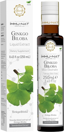 [BRSWGFANAR7WCALL] Ginkgo Biloba Premium Liquid Supplement - 8.5oz - Enhances Memory & Cognitive Function - Herbal Formula