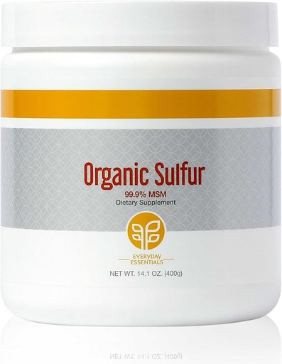 [BRSWKYQZOEPR6GA3] PURE Organic Sulfur Powder | 14.1 oz | Premium MSM Supplement for Joint Support, Skin Care & Hair Growth | 99.9% MSM | Vegan Joint Support Supplement & Hair Supplement, MSM Powder