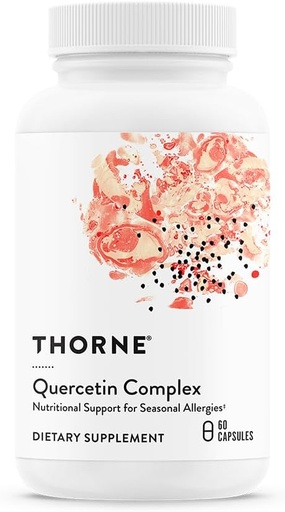 [BRSWIYQPAQPBMCL4] THORNE - Complexo de Quercetina - Suporte Nutricional para Alergias Sazonais* - 60 Cápsulas - 60 Servimentos