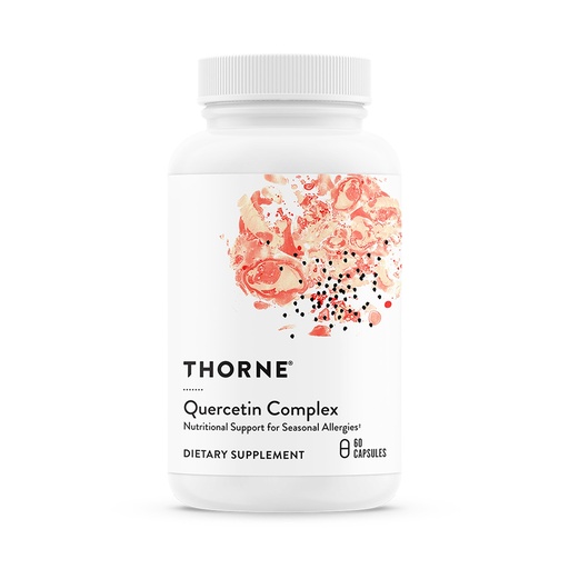 [BRSWIYQPAQPBMCL4] THORNE - Quercetin Complex - Antioxidant Supplement with Bromelain for Immune Health, Respiratory Support & Seasonal Allergy Relief* - Third-Party Certified - Gluten, Dairy & Soy-Free - 60 Capsules