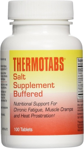 [BRSWIF35BYMGMFLK] THERMOTABS συμπλήρωμα άλατος Διασπώμενα δισκία, 100 Count (πακέτο των 3)